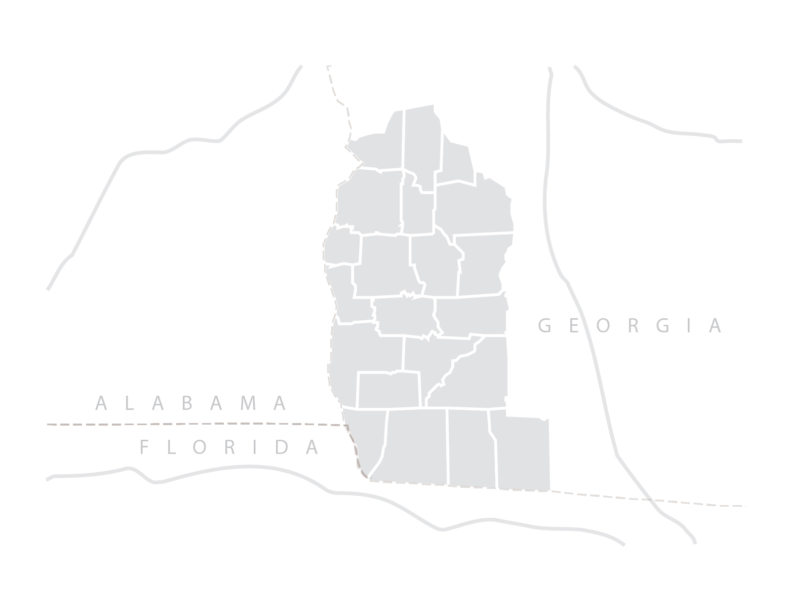 map of southwest georgia